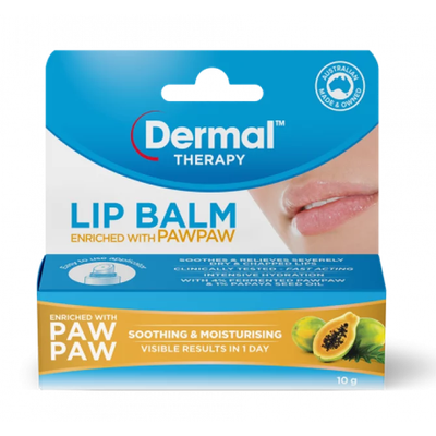 Dermal Therapy Lip Balm Paw Paw 10g  by  available at SuperPharmacy Plus