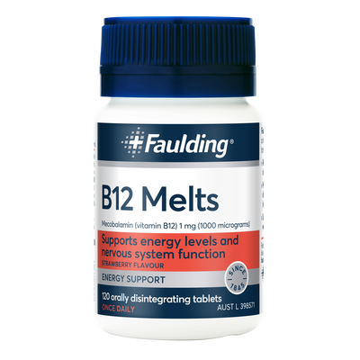 Faulding B12 Melts | 120 Tablets  by  available at SuperPharmacy Plus