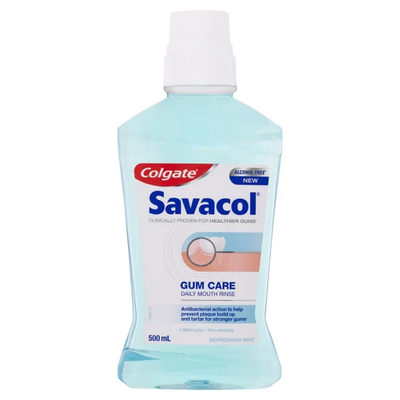 Colgate Savacol Gum Care Daily Mouth Rinse | 500ml  by  available at SuperPharmacy Plus