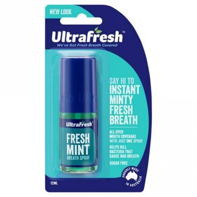 Ultrafresh Fresh Mint Breath Spray 12ml  by  available at SuperPharmacy Plus