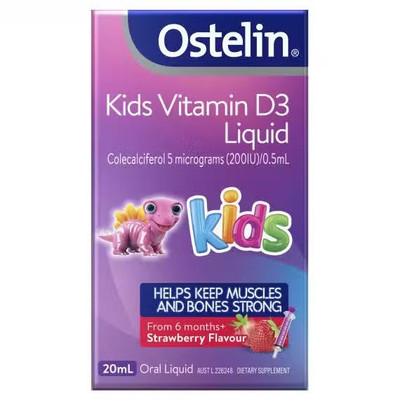 Ostelin Vitamin D Liquid for Kids | 20mL  by  available at SuperPharmacy Plus