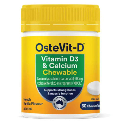 OsteVit-D One-A-Day Vitamin D3 & Calcium | 60 Tablets