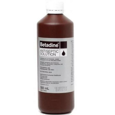 Betadine Antiseptic Solution | 500ml  by  available at SuperPharmacy Plus