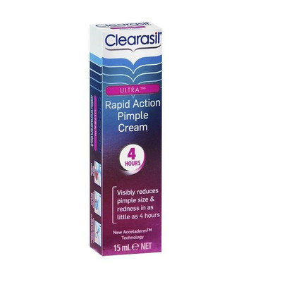Clearasil Ultra Rapid Pimple Action Cream 15mL  by  available at SuperPharmacy Plus