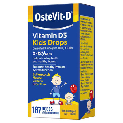 OsteVit-D Vitamin D3 Kid's Oral Drops | 15ml  by  available at SuperPharmacy Plus