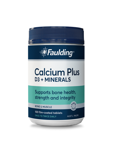Faulding Remedies Calcium Plus D3 + Minerals | 100 Tablets  by  available at SuperPharmacy Plus