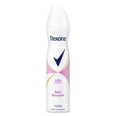 Rexona Women Antiperspirant Aerosol Deodorant Sexy Bouquet 250mL  by  available at SuperPharmacy Plus