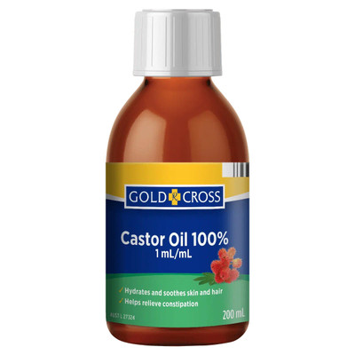 Gold Cross Castor Oil 200ml  by  available at SuperPharmacy Plus