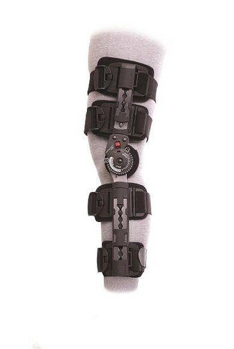 Donjoy X ROM Post Op Knee Brace Universal Black  by  available at SuperPharmacy Plus