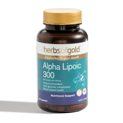 Herbs of Gold Alpha Lipoic 300 60 Capsules  by  available at SuperPharmacy Plus