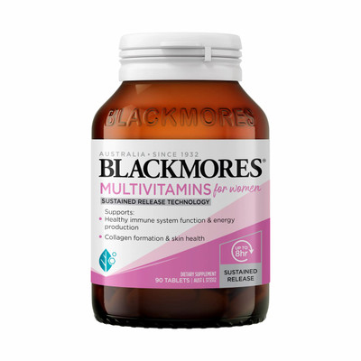 Blackmores Multivitamins for Women 90 Tablets - Front of Pack