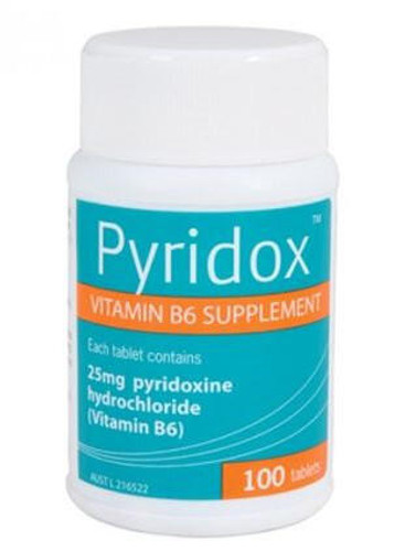 Pyridox 25mg 100 Tablets  by Pridox available at SuperPharmacy Plus