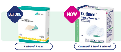 Cutimed Siltec Sorbact Sterile | 10 Pack