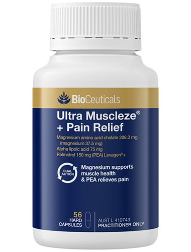 BioCeuticals Ultra Muscleze + Pain Relief | 56 Capsules  by  available at SuperPharmacy Plus