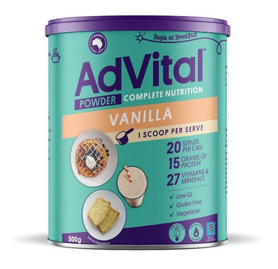 AdVital Nutritionally Complete Powder Vanilla | 500g  by  available at SuperPharmacy Plus