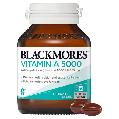 Blackmores Vitamin A 5000IU 150 Capsules  by  available at SuperPharmacy Plus