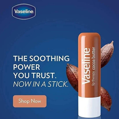 Vaseline Lip Balm Cocoa Butter 4.8g  by  available at SuperPharmacy Plus