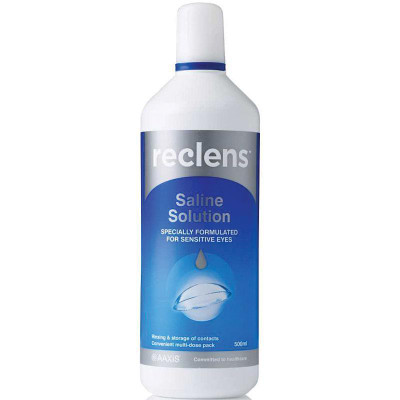 Reclens Saline Solution 500mL  by Aaxis available at SuperPharmacy Plus