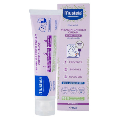 Mustela Vitamin Barrier Cream 123: Baby Skin Protection