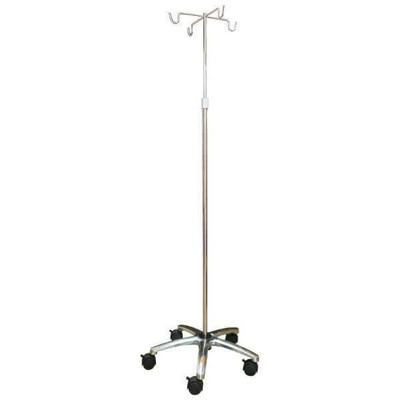 IV Pole - Stainless Steel Adjustable  by PQUIP available at SuperPharmacy Plus