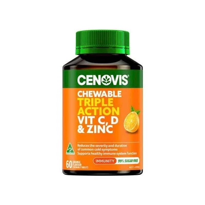 Cenovis Chewable Triple Vitamin C D3 & Zinc | 60 Tablets | Buy for 16.95 | |
