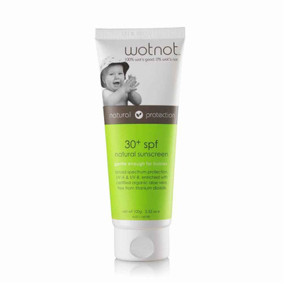 Wotnot SPF 30 Natural Protection Baby Sunscreen 100g wotnot SuperPharmacyPlus