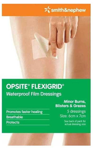 Opsite Flexigrid 6cm x 7cm | 5 pack | Buy for 14.95 | |