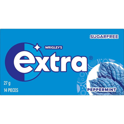 Extra Peppermint Sugar Free Chewing Gum | 14 Pack | Buy for 2.5 | |