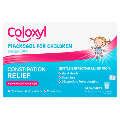 Coloxyl Macrogol for Children | 14 Sachets | Buy for 8.99 | |