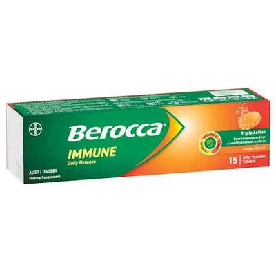 Berocca Immune Daily Defence Orange | 15 Tablets | Buy for 12.95 | Berocca |