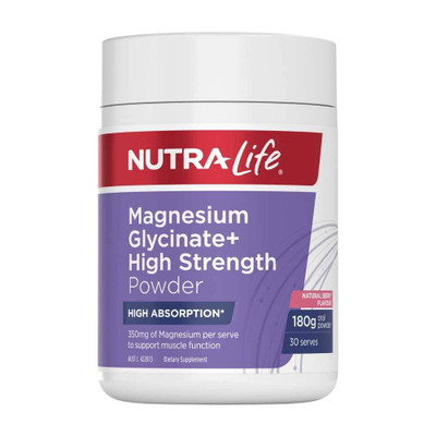 Nutra-Life Magnesium Glycinate+ High Strength Powder 180g | Buy for 42.99 | NUTRALIFE |