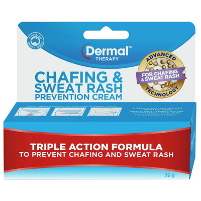 Dermal Therapy Chafing & Sweat Rash Prevention Cream 75g | Buy for 15.95 | Dermal Therapy |