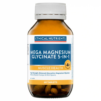 Ethical Nutrients Mega Magnesium Glycinate 5-in-1 | 60 Tablets