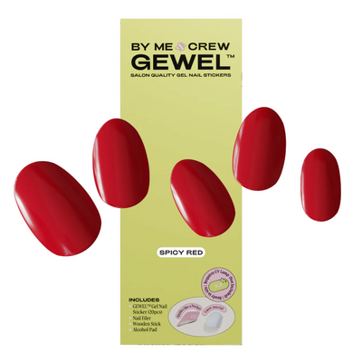 By Me & Crew Gewel Semicured Gel Nails Sticker Kit