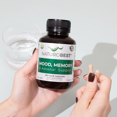 Naturobest Mood, Memory & Adrenal Support | 60 Capsules