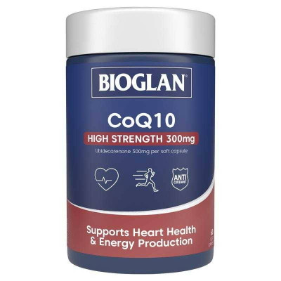 Bioglan CoQ10 300mg | 60 Capsules – Packaging