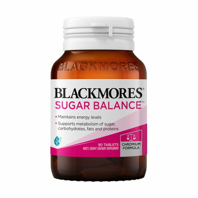 Blackmores Sugar Balance 90 Tablets - Front of Pack