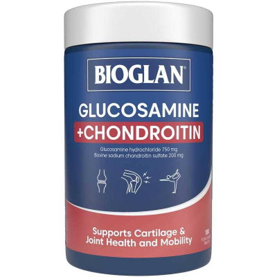 Bioglan Glucosamine + Chondroitin | 180 Tablets – Packaging