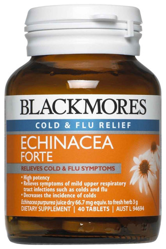 Blackmores Echinacea Forte 3000mg 40 Tablets Blackmores SuperPharmacyPlus