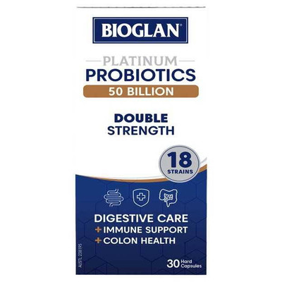 Bioglan Platinum Probiotics 50 Billion 30s – Front Packaging