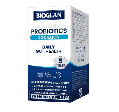 Bioglan Platinum Probiotics 30 Billion 90s – Front Packaging