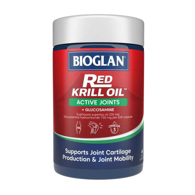 Bioglan Red Krill Oil Active Joints 60s – Packaging