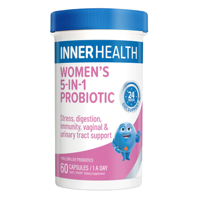Inner Health Women's 5-in-1 Probiotic | 60 Capsules