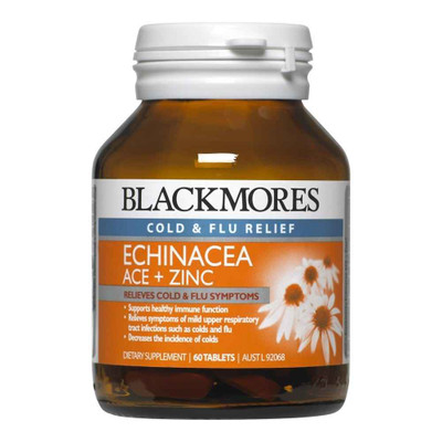 Blackmores Echinacea Ace Zinc 60 Tablets Blackmores SuperPharmacyPlus