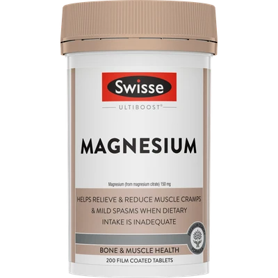 Swisse Ultiboost Magnesium | 200 Tablets
