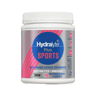 Hydralyte Plus Sports Watermelon Rush Flavoured Powder 900g ( Hydralyte ) from SuperPharmacyPlus