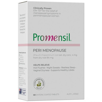 PERI MENOPAUSE 60 Tablets ( Promensil ) from SuperPharmacyPlus