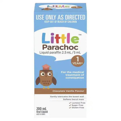 Little Parachoc Liquid Paraffin Chocolate Vanilla 200mL ( Little ) from SuperPharmacyPlus