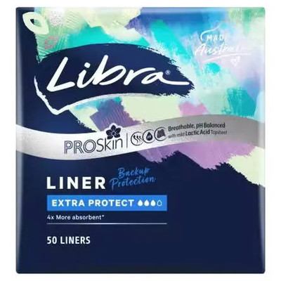Libra Pro Skin Liner Extra Protect | 50 Pack