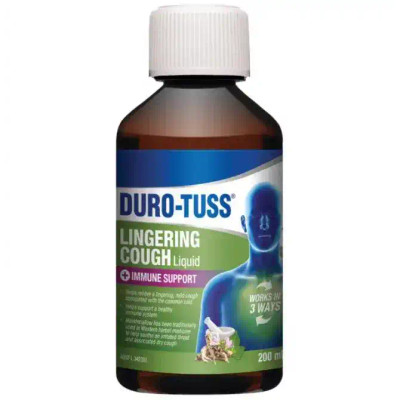 Duro Tuss Lingering Cough Plus Immune Support 200ml ( Durotuss ) from SuperPharmacyPlus